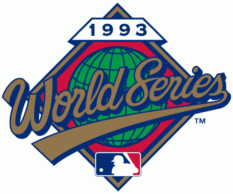 MLB World Series 1993 Primary Logo iron on transfers for clothing